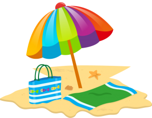 a summer time umbrella 